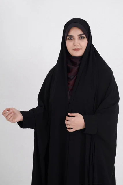 چادر مشکی مدل دانشجویی کرپ vip