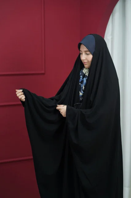 چادر مشکی مدل جده (عربی ) کرپ vip